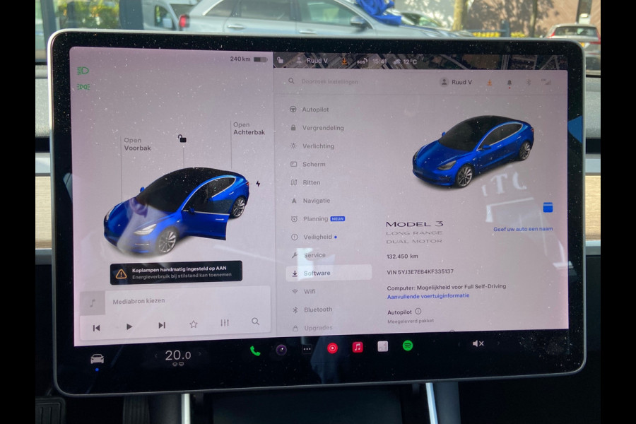 Tesla Model 3 Long Range AWD 75 kWh ORG. NL. NAP KM. | *18.925,- EX BTW* | RIJKLAARPRIJS incl. 12 mnd BOVAG