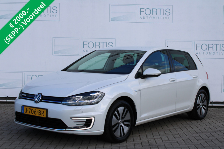 Volkswagen e-Golf e-Golf 11900,- NA SUBSIDIE! NL AUTO | VIRTUAL COCKPIT | STOELVERW |