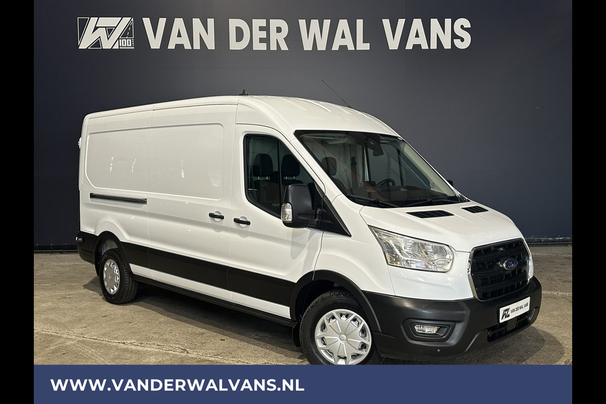 Ford Transit 2.0 TDCI 131pk L3H2 Euro6 Airco | Navigatie | Camera | Cruisecontrol Apple Carplay, Android Auto, Stoelverwarming, verwarmde voorruit, Parkeersensoren, Bijrijdersbank