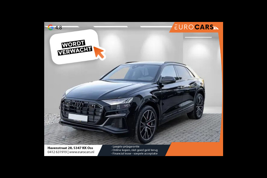 Audi Q8 55 TFSI e quattro Pro Line S Competition Plus | Leder | Carbon Pack | LED | Adaptief cruise control | 381 PK | Navigatie | Climate control | 360* camera | Elektrische achterklep