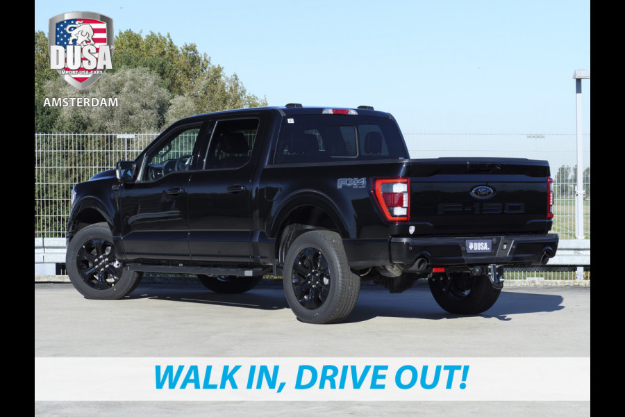 Ford USA F-150 5.0 V8 | SuperCrew Lariat FX4 | Black Edition 360 Camera | Pano | Black Edition Meerprijs extra opties / Accessoires - Deksel, Backflip, Fenders, wraps, Stripings etc