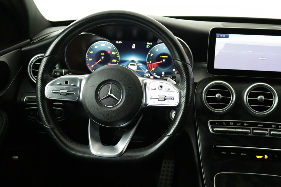 Mercedes-Benz C-Klasse 180 Business Solution AMG Automaat (CAMERA, NAVIGATIE, PDC, STOELV, CRUISE, NL-AUTO, GOED ONDERHOUDEN)