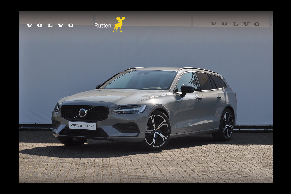 Volvo V60 B3 163PK Automaat Essential / Semi-elektrisch inklapbare trekhaak / Adaptive cruise control / Pilot assist / Climate pack / Verstelbare lendensteun /