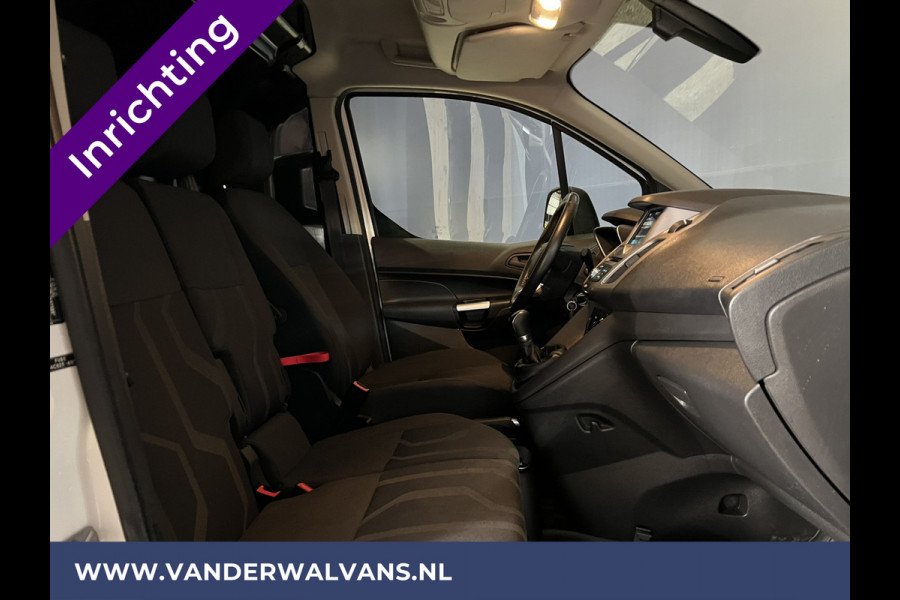 Ford Transit Connect 1.5 TDCI 101pk L2H1 inrichting Euro6 Airco | 3-Zits | Navigatie | Trekhaak | Camera Cruisecontrol, Parkeersensoren, Bijrijdersbank