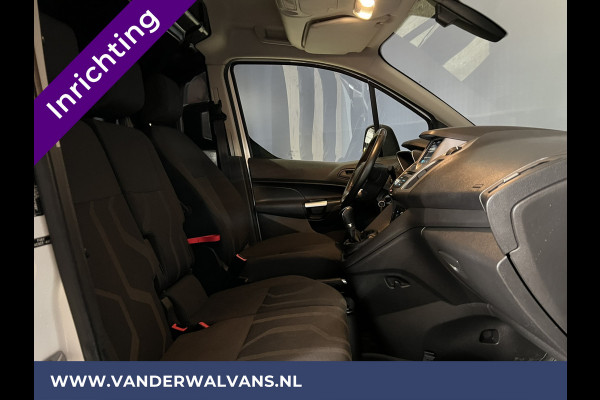 Ford Transit Connect 1.5 TDCI 101pk L2H1 inrichting Euro6 Airco | 3-Zits | Navigatie | Trekhaak | Camera Cruisecontrol, Parkeersensoren, Bijrijdersbank