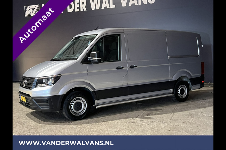 Volkswagen Crafter 2.0 TDI 141pk Automaat L3H2 L2H1 Euro6 Airco | 2x Zijdeur | Camera | Navigatie Apple Carplay, Android Auto, Cruisecontrol, Bijrijdersbank, 3000kg trekvermogen