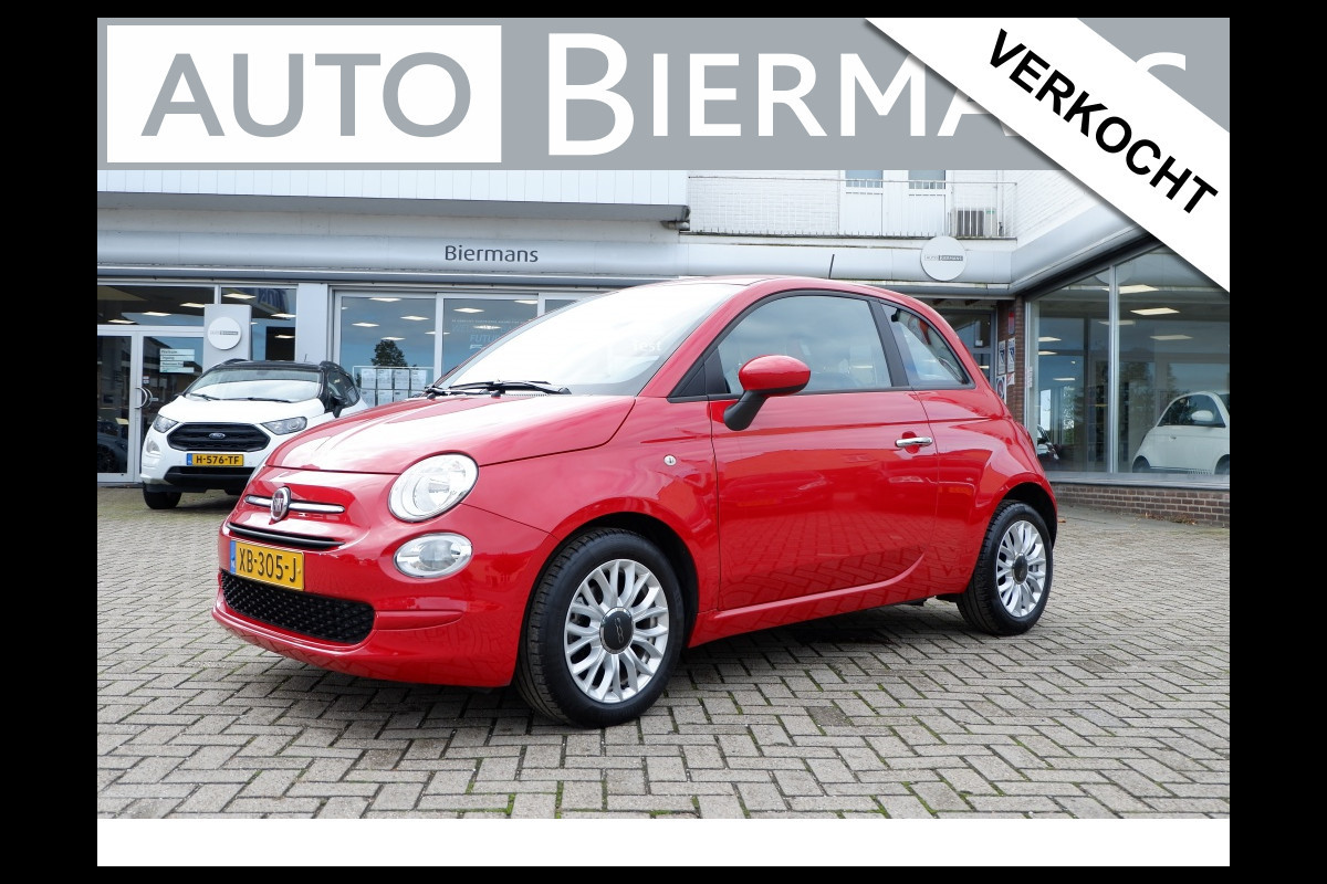 Fiat 500 0.9 TA T Popstar LM Velgen. lage km. Rijklaarprijs!