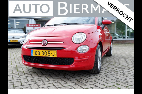 Fiat 500 0.9 TA T Popstar LM Velgen. lage km. Rijklaarprijs!