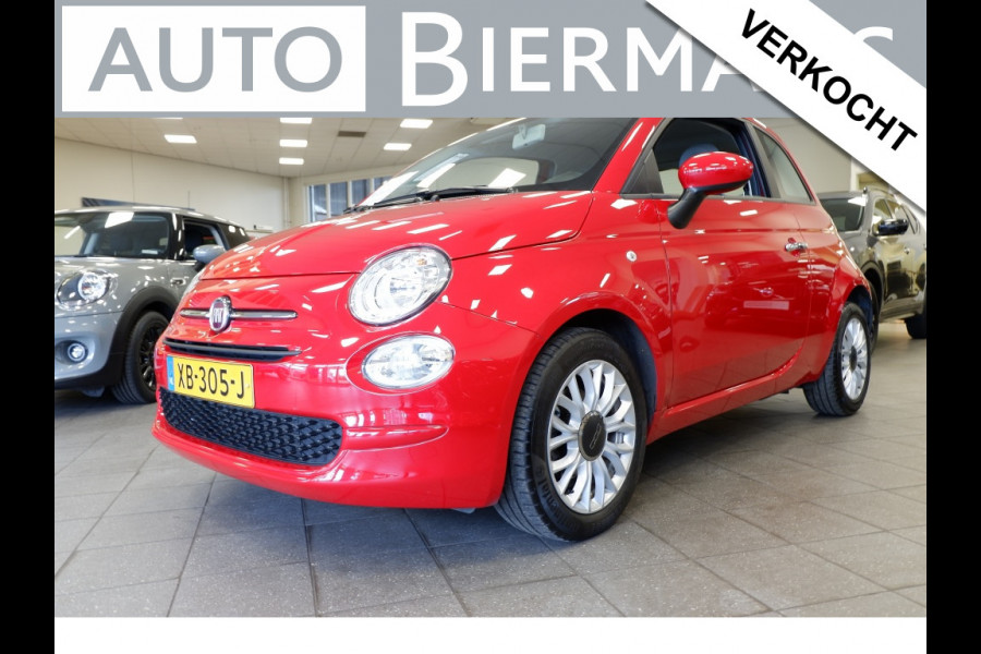 Fiat 500 0.9 TA T Popstar LM Velgen. lage km. Rijklaarprijs!