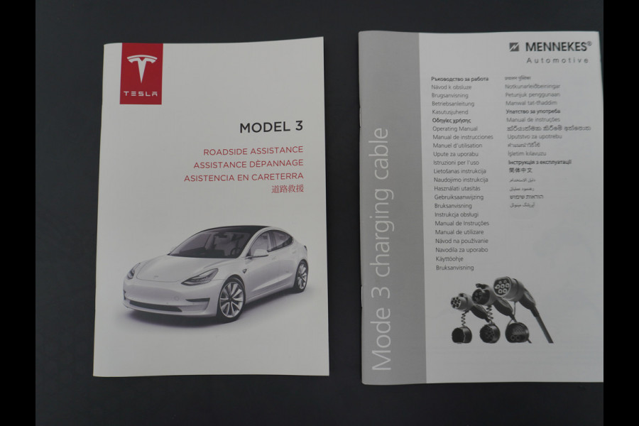 Tesla Model 3 SR+60kWh 325PK AutoPilot FSD.vb Leer PanoDak Adaptive cruise 18" Camera's Elektr.-Stuur+Stoelen+Spiegels+Geheugen+Easy-Entry+Ver Ecc Navigatiesysteem full map LED-a+v Comfortstoel(en) ACC Dual-ECC DAB Voorverwarmen interieur via App Keyless via Telefoonsleutel One-Pedal-Drive Origin. NLse auto !