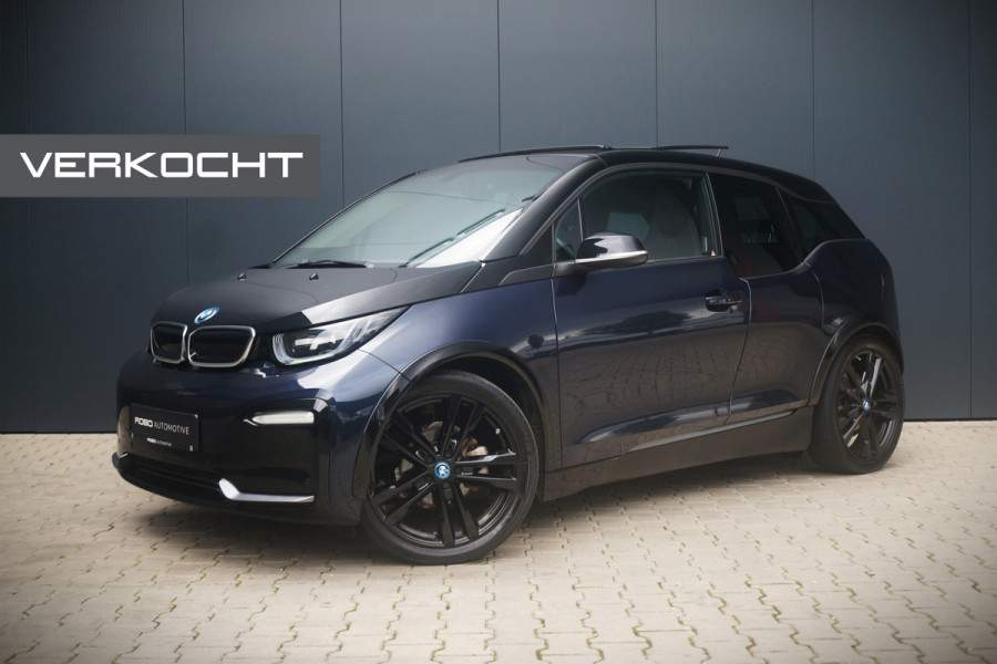 BMW i3 S Executive Edition 120Ah 42 kWh | Panoramadak | Harman Kardon | Leer | Warmtepomp | Adaptive Cruise Control | Navigatie | Keyless | Parkeersensoren | Stoelverwarming | Apple Carplay | Camera | Dealer Onderhouden | NAP | 1e