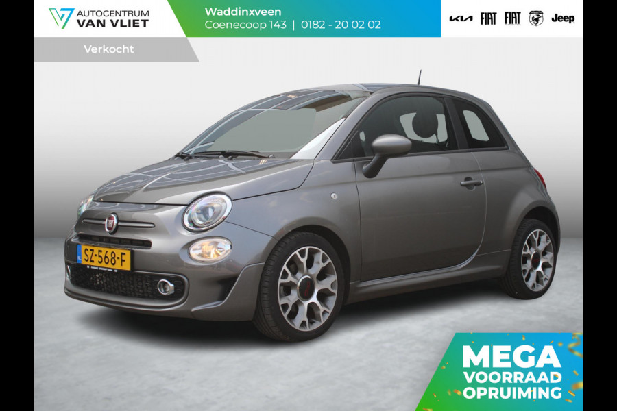 Fiat 500 TwinAir Turbo Sport | Automaat | Navi | Clima | Cruise | Priv Glass | PDC | 16" | Apple Carplay