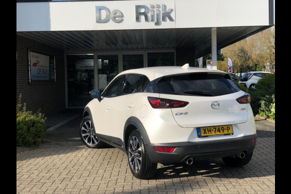 Mazda CX-3 2.0 SkyActiv-G 120 SkyLease GT | Parelmoer | Leder, Navi, Camera, Stoelverw., Cruise, 18'' LMV | Dealeronderhouden |