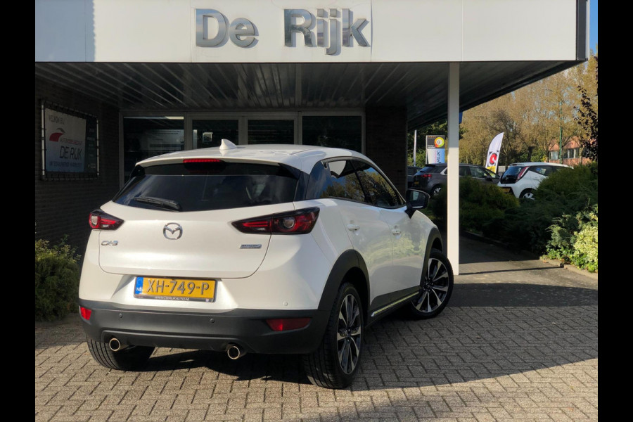 Mazda CX-3 2.0 SkyActiv-G 120 SkyLease GT | Parelmoer | Leder, Navi, Camera, Stoelverw., Cruise, 18'' LMV | Dealeronderhouden |