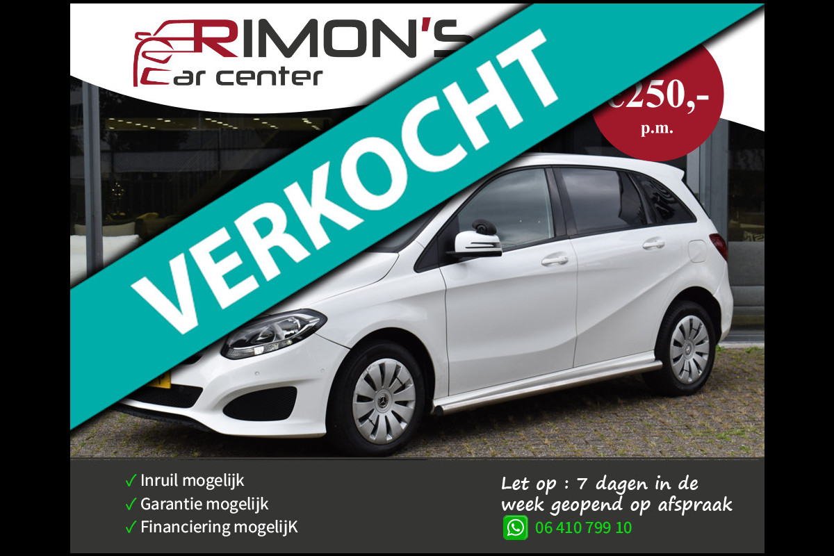 Mercedes-Benz B-Klasse 220 d ACTIE !! ACTIE !! ACTIE Automaat Nap Dealer Onderhouden