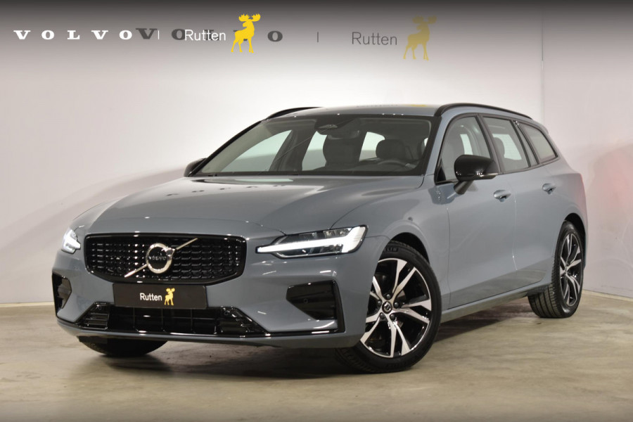 Volvo V60 B4 211PK Automaat Plus Dark / Driver assist / Moritz lederen bekleding / Elektrische stoelen / DAB+ / Google Navigatie