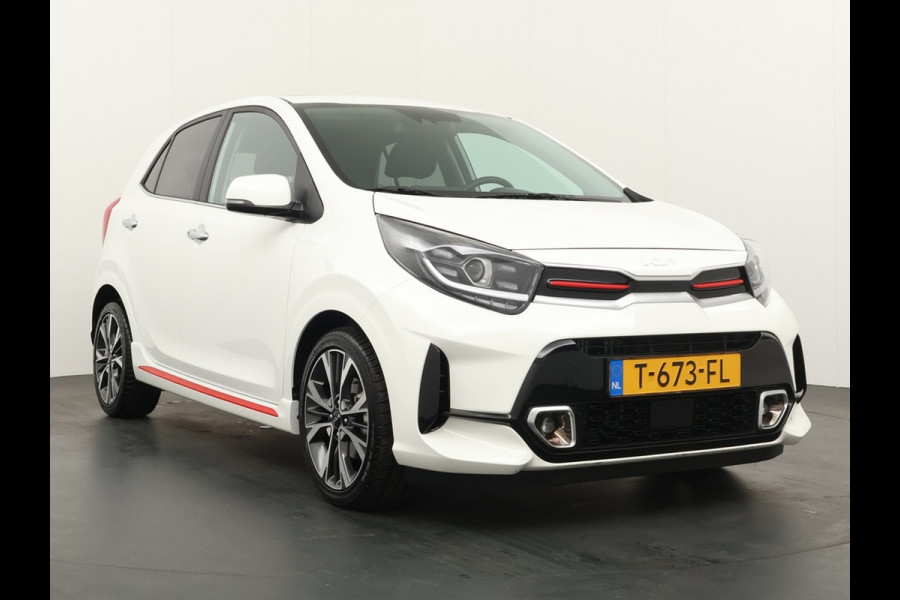 Kia Picanto 1.0 T-GDi GT-Line 5p - Cruise Control - Leder - Climate Control - Navigatie - Apple/Android Carplay - Fabrieksgarantie tot 07-06-2030