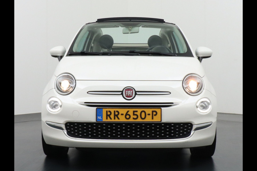 Fiat 500C 1.2I Cabrio Apple Carplay Android Auto Ecc Navi LMV U-Connect DAB PDC Led Bluetooth Cruise Control  Lounge Zeer netjes!