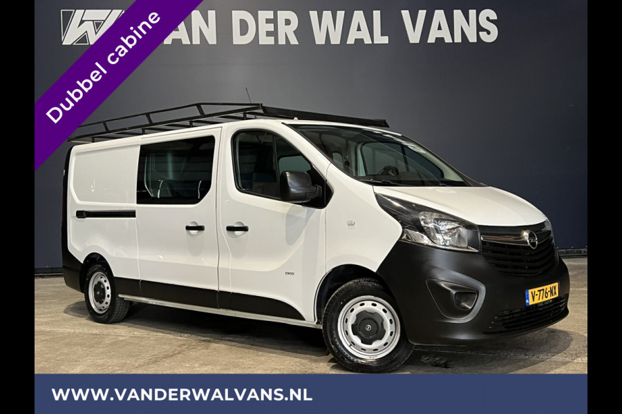 Opel Vivaro 1.6 CDTI L2H1 Dubbele cabine Euro6 Airco | 5-Zits | Navigatie | Trekhaak Imperiaal, LED, Cruisecontrol, Parkeersensoren