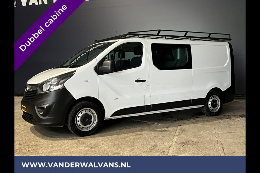 Opel Vivaro 1.6 CDTI L2H1 Dubbele cabine Euro6 Airco | 5-Zits | Navigatie | Trekhaak Imperiaal, LED, Cruisecontrol, Parkeersensoren