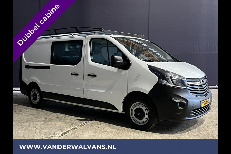 Opel Vivaro 1.6 CDTI L2H1 Dubbele cabine Euro6 Airco | 5-Zits | Navigatie | Trekhaak Imperiaal, LED, Cruisecontrol, Parkeersensoren