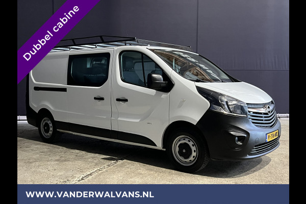 Opel Vivaro 1.6 CDTI L2H1 Dubbele cabine Euro6 Airco | 5-Zits | Navigatie | Trekhaak Imperiaal, LED, Cruisecontrol, Parkeersensoren