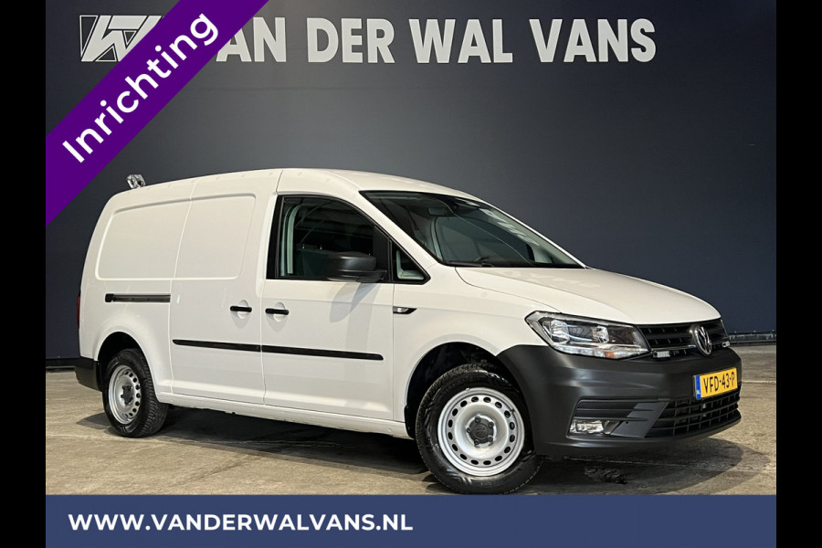 Volkswagen Caddy 2.0 TDI L2H1 Maxi inrichting Euro6 Airco | Navigatie | Apple Carplay | Omvormer Android Auto, 1500kg Trekhaak, Cruisecontrol, Parkeersensoren