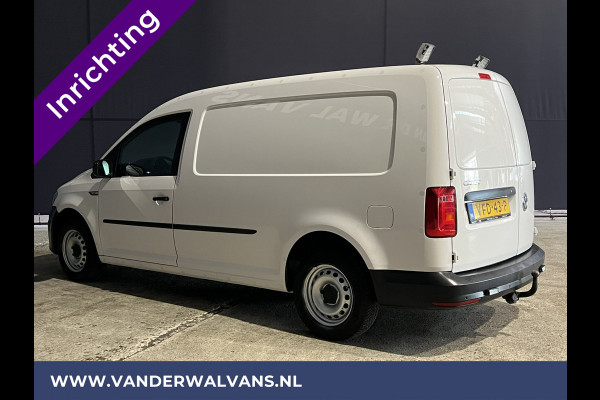 Volkswagen Caddy 2.0 TDI L2H1 Maxi inrichting Euro6 Airco | Navigatie | Apple Carplay | Omvormer Android Auto, 1500kg Trekhaak, Cruisecontrol, Parkeersensoren