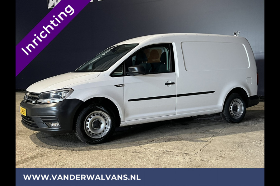 Volkswagen Caddy 2.0 TDI L2H1 Maxi inrichting Euro6 Airco | Navigatie | Apple Carplay | Omvormer Android Auto, 1500kg Trekhaak, Cruisecontrol, Parkeersensoren