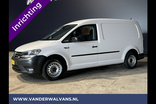 Volkswagen Caddy 2.0 TDI L2H1 Maxi inrichting Euro6 Airco | Navigatie | Apple Carplay | Omvormer Android Auto, 1500kg Trekhaak, Cruisecontrol, Parkeersensoren