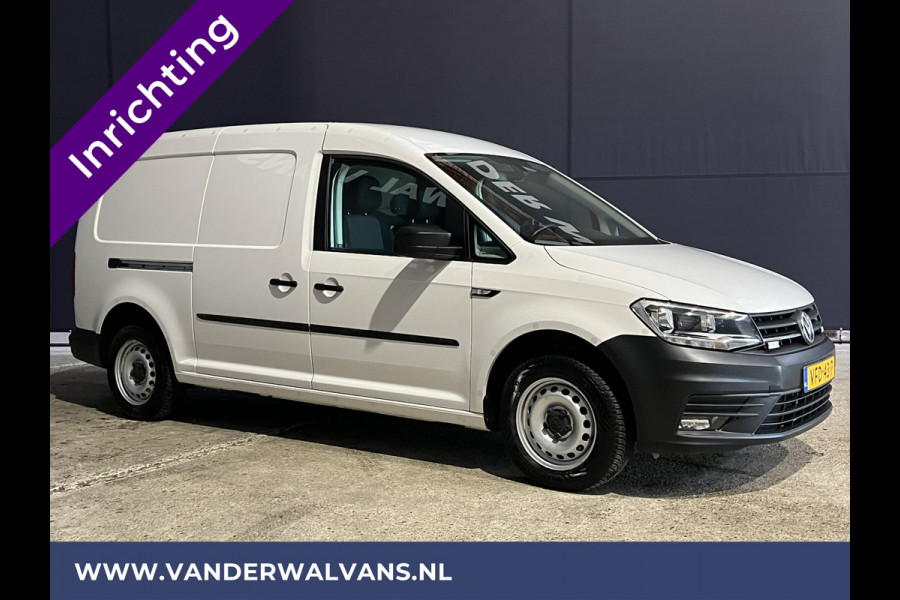 Volkswagen Caddy 2.0 TDI L2H1 Maxi inrichting Euro6 Airco | Navigatie | Apple Carplay | Omvormer Android Auto, 1500kg Trekhaak, Cruisecontrol, Parkeersensoren