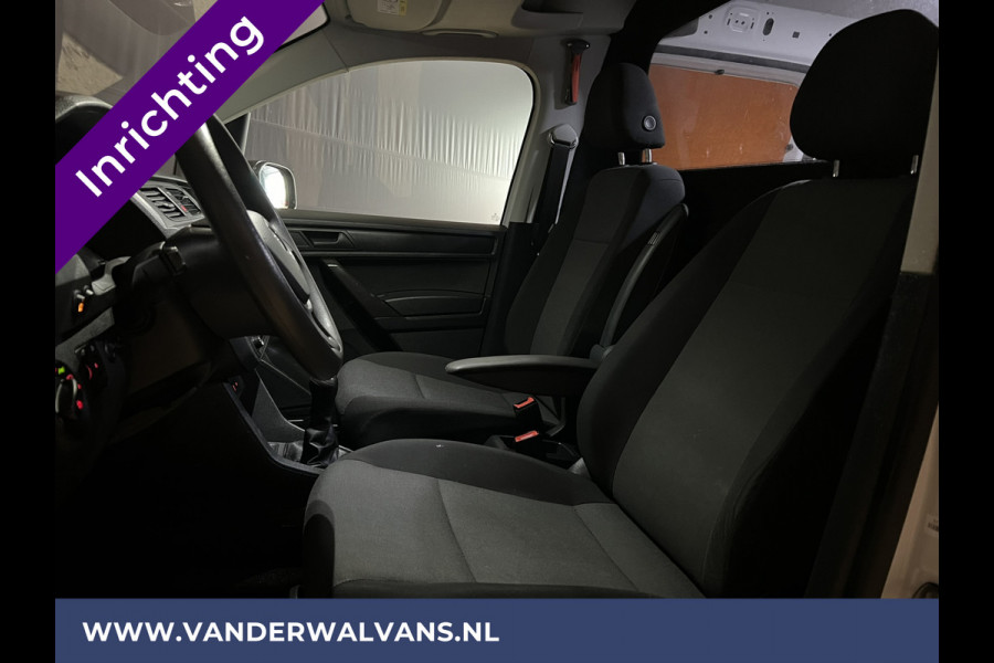 Volkswagen Caddy 2.0 TDI L2H1 Maxi inrichting Euro6 Airco | Navigatie | Apple Carplay | Omvormer Android Auto, 1500kg Trekhaak, Cruisecontrol, Parkeersensoren