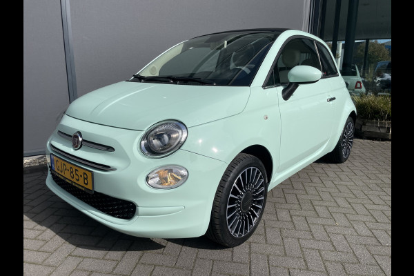 Fiat 500 Cabrio 1.2 Lounge Airco - Cruise control - ParkS-A - U-con./Radio/USB/AUX/TEL - MFL-Stuurwiel - LMV - CD+AB - Ramen E-VZ - B-Stoel IHV - B-Assist