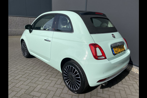 Fiat 500 Cabrio 1.2 Lounge Airco - Cruise control - ParkS-A - U-con./Radio/USB/AUX/TEL - MFL-Stuurwiel - LMV - CD+AB - Ramen E-VZ - B-Stoel IHV - B-Assist