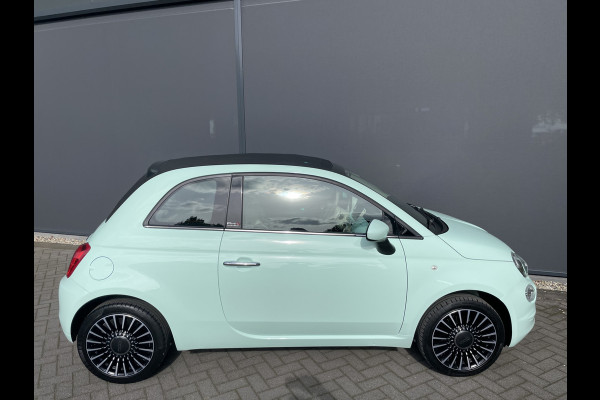 Fiat 500 Cabrio 1.2 Lounge Airco - Cruise control - ParkS-A - U-con./Radio/USB/AUX/TEL - MFL-Stuurwiel - LMV - CD+AB - Ramen E-VZ - B-Stoel IHV - B-Assist