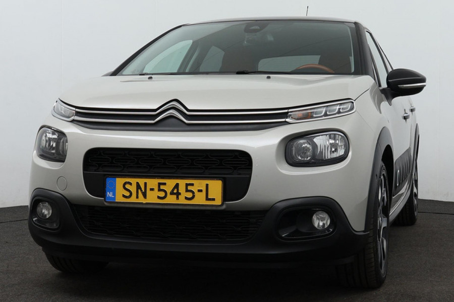 Citroën C3 1.2 PureTech S&S Shine(NL-auto, Dealer OndH, Riem Vervangen, Carplay, Camera, Navi, Airco, Cruise Con, PDC V+A, Etc)