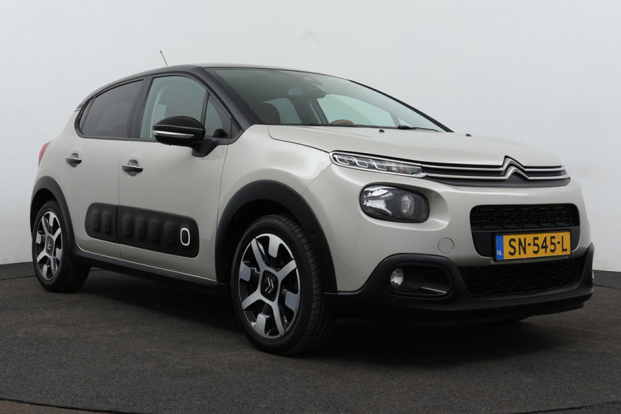 Citroën C3 1.2 PureTech S&S Shine(NL-auto, Dealer OndH, Riem Vervangen, Carplay, Camera, Navi, Airco, Cruise Con, PDC V+A, Etc)