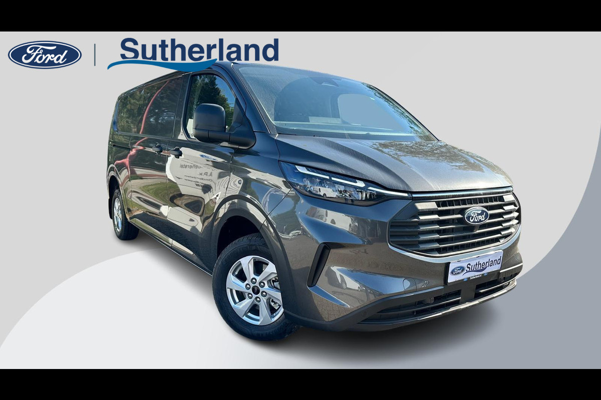 Ford Transit Custom 320 2.0 TDCI L2H1 Trend SCI Automaat 136pk | Adaptive cruise control | Dubbele schuifdeur | 8-weg bestuurderstoel + passagiersstoel | Stoelverwarming | Dodehoeksensoren | Navigatie | Elektrische inklapbare spiegels | 16 inch lichtmetalen velgen | Full LED | Dual-zone climate control | LED laadruimteverlichting