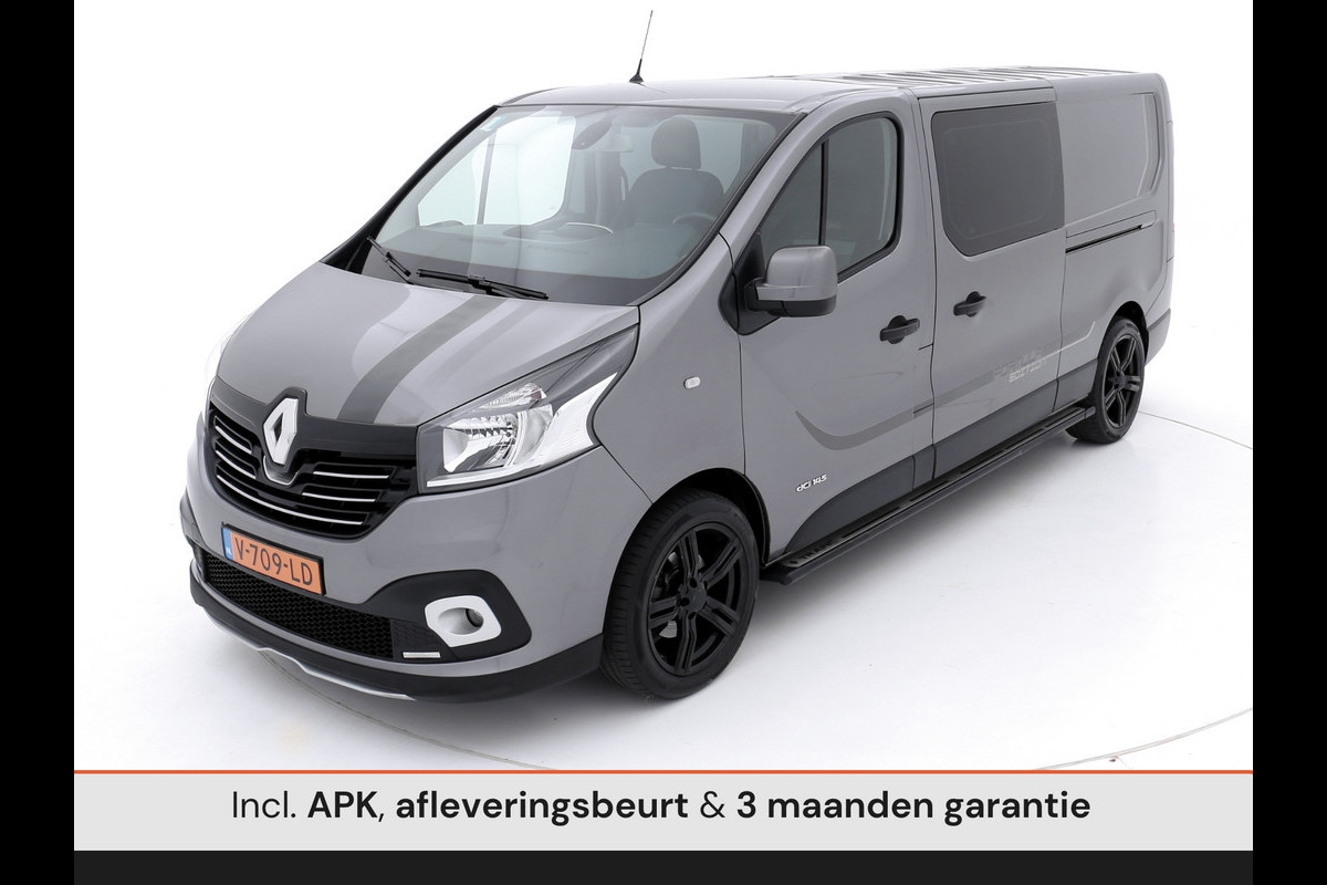 Renault Trafic 1.6 dCi L2H1 Formula Edition Grey dubbele cabine luxe leder navi airco cruise