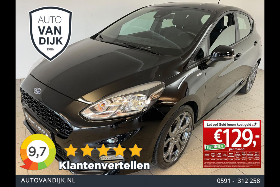 Ford Fiesta 1.0 EcoBoost ST-Line AIRCO CLIMA NAVI CRUISE ELEK RAMEN CENT VERG VELGEN PRIVACYGLAS NIEUWSTAAT