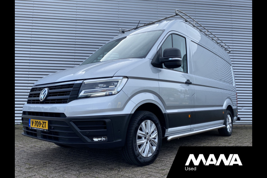 Volkswagen Crafter 35 2.0TDI 177PK L3H3 Automaat Highline Airco Sensoren Car-Play Trekhaak Camera Cruise Bluetooth Multifunctioneel stuurwiel