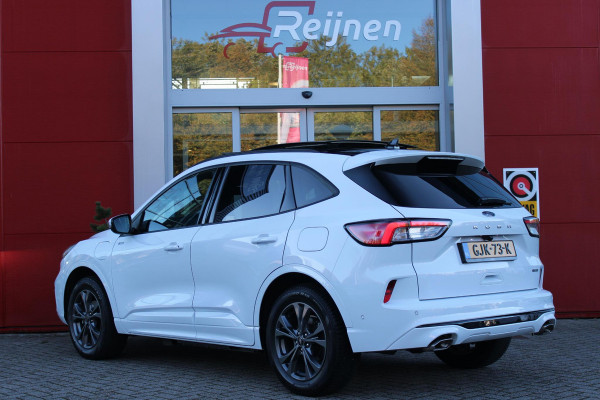 Ford Kuga 2.5 PHEV 225PK AUTOMAAT ST-LINE | ELEKTRISCH WEGKLAPBARE TREKHAAK | ALLE SEASON BANDEN | 360° CAMERA | ELEKTRISCH BEDIENBARE ACHTERKLEP | WINTER PACK: STOEL/STUUR/VOORRUIT VERWARMING | 18" LICHTMETALEN VELGEN | PANORAMISCH SCHUIF/KANTEL DAK | DODEHOEK DETECTIE | ADAPTIVE CRUISE CONTROL | HEAD UP DISPLAY | DEUR BESCHERMERS | DRAADLOZE TELEFOONLADER | ACHTERBANK VERWARMD | KEYLESS ENTRY/START |