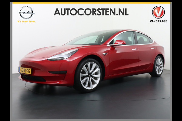 Tesla Model 3 SR+60kWh Trekhaak 325PK 19" 59.000 nieuw ! AutoPilot FSD.vb Premium-Luidsprekers Leer PanoDak Adaptive cruise 18" Camera's Elekt Ecc Navigatiesysteem full map LED-a+v Comfortstoel(en) ACC Dual-ECC DAB Voorverwarmen interieur via App Keyless via Telefoonsleutel One-Pedal-Drive Origin. NLse auto !