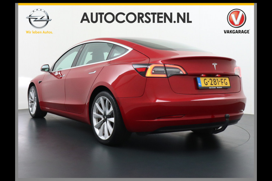 Tesla Model 3 SR+60kWh Trekhaak 325PK 19" 59.000 nieuw ! AutoPilot FSD.vb Premium-Luidsprekers Leer PanoDak Adaptive cruise 18" Camera's Elekt Ecc Navigatiesysteem full map LED-a+v Comfortstoel(en) ACC Dual-ECC DAB Voorverwarmen interieur via App Keyless via Telefoonsleutel One-Pedal-Drive Origin. NLse auto !