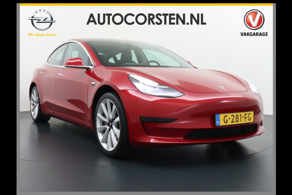 Tesla Model 3 SR+60kWh Trekhaak 325PK 19" 59.000 nieuw ! AutoPilot FSD.vb Premium-Luidsprekers Leer PanoDak Adaptive cruise 18" Camera's Elekt Ecc Navigatiesysteem full map LED-a+v Comfortstoel(en) ACC Dual-ECC DAB Voorverwarmen interieur via App Keyless via Telefoonsleutel One-Pedal-Drive Origin. NLse auto !