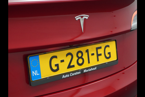 Tesla Model 3 SR+60kWh Trekhaak 325PK 19" 59.000 nieuw ! AutoPilot FSD.vb Premium-Luidsprekers Leer PanoDak Adaptive cruise 18" Camera's Elekt Ecc Navigatiesysteem full map LED-a+v Comfortstoel(en) ACC Dual-ECC DAB Voorverwarmen interieur via App Keyless via Telefoonsleutel One-Pedal-Drive Origin. NLse auto !