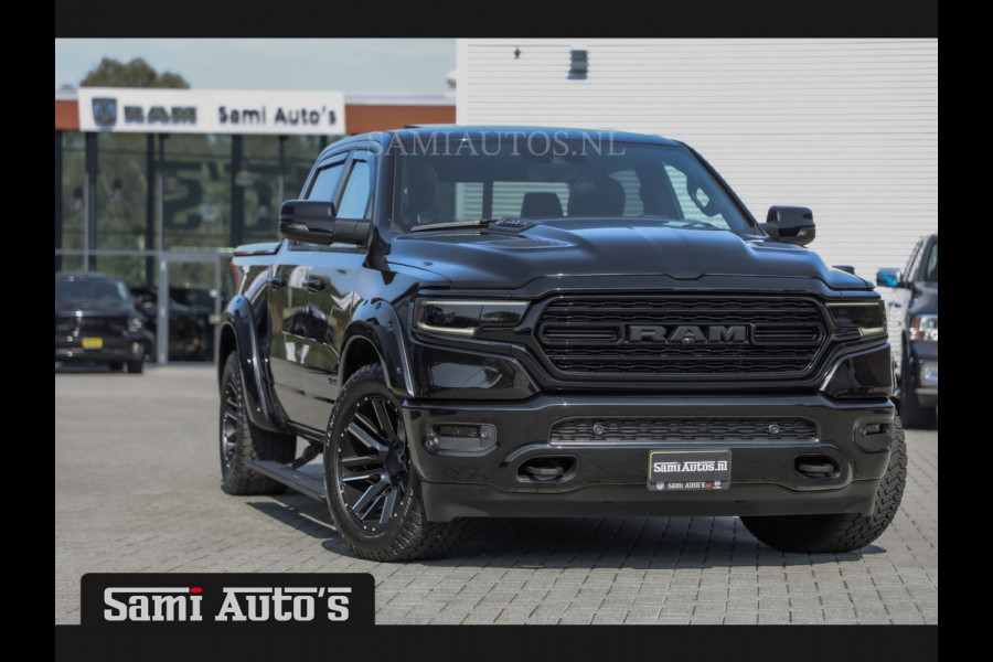 Dodge Ram 1500 BLACK BEAST | HULK PACKAGE | HEMI 5.7 V8 4x4 | LIMITED EDITION | EERSTE EIGENAAR | BOM VOL | DUBBELE CABINE | 5 PERSOONS PICK UP | MWK KLEP | LUCHTVERING | HUD |