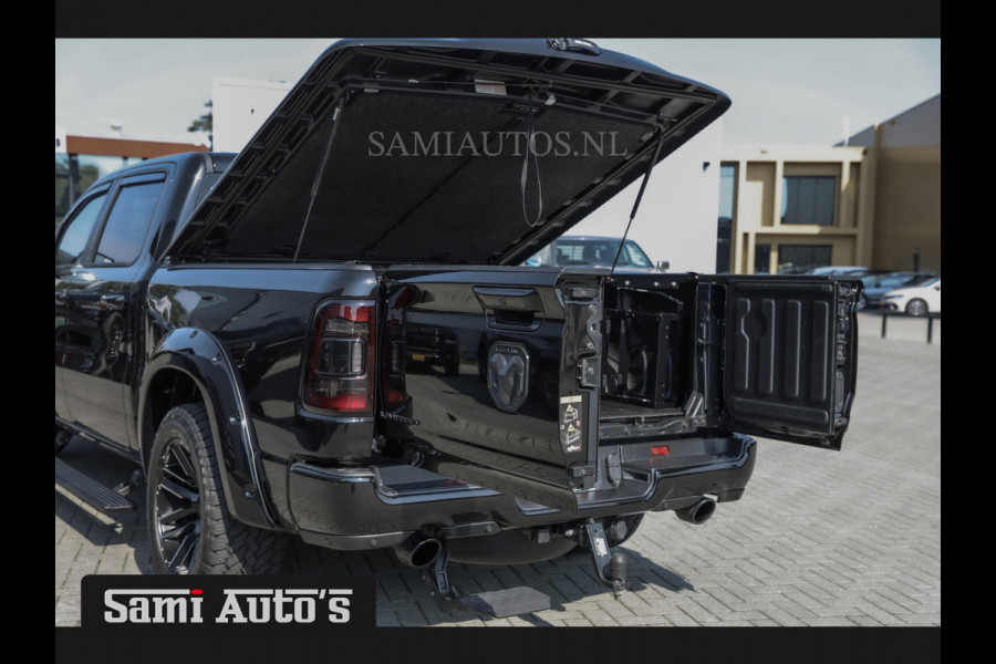 Dodge Ram 1500 BLACK BEAST | HULK PACKAGE | HEMI 5.7 V8 4x4 | LIMITED EDITION | EERSTE EIGENAAR | BOM VOL | DUBBELE CABINE | 5 PERSOONS PICK UP | MWK KLEP | LUCHTVERING | HUD |