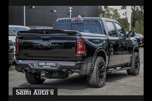 Dodge Ram 2025 LARAMIE NIGHT PREMIUM | BOM VOL + 14.4 INCH SCHERM BOM VOL | LUCHTVERING | HUD | HURRICAN 420PK 636 Nm TWIN TURBO | PRIJS M DUBBELE CABINE | PICK UP | 5 PERSOONS | DC | GRIJSKENTEKEN | VOORRAAD NR 2209 - 4954