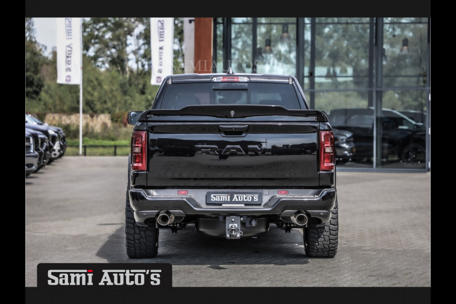 Dodge Ram 2025 LARAMIE NIGHT PREMIUM | BOM VOL + 14.4 INCH SCHERM BOM VOL | LUCHTVERING | HUD | HURRICAN 420PK 636 Nm TWIN TURBO | PRIJS M DUBBELE CABINE | PICK UP | 5 PERSOONS | DC | GRIJSKENTEKEN | VOORRAAD NR 2209 - 4954